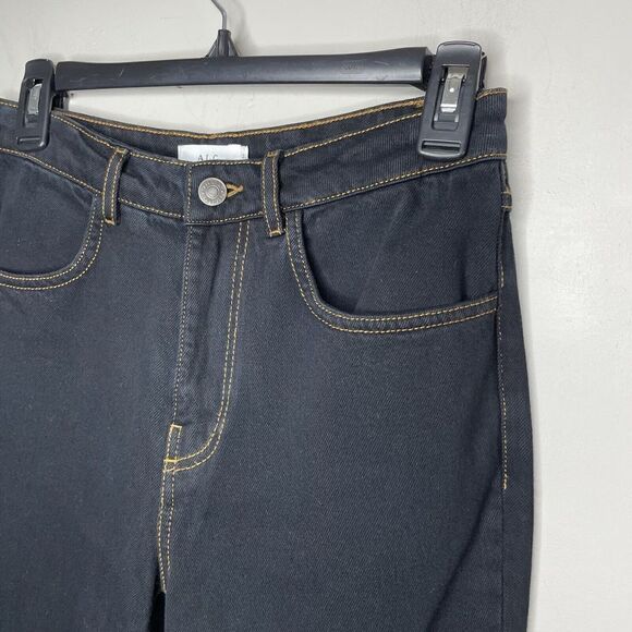 A.L.C. Jeans Womens 2 Dark Wash Straight Leg NEW 100% Cotton Denim High Rise - Picture 3 of 11